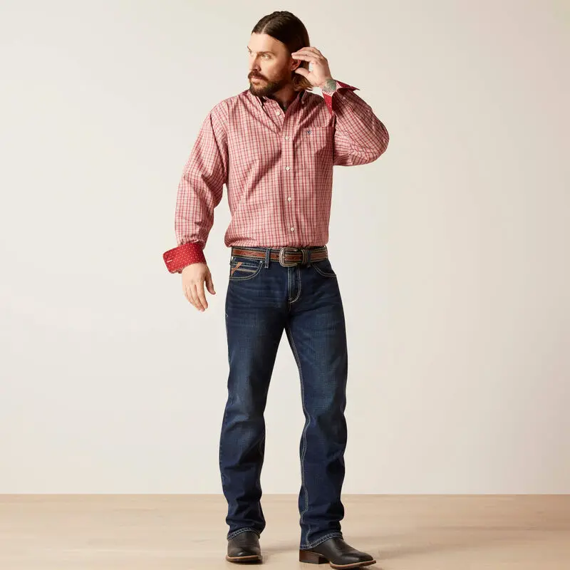 Men's Ariat Wrinkle Free Kairo Classic Fit Shirt - 10046206 1