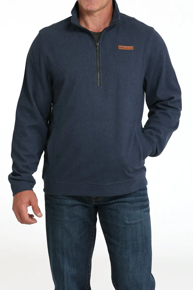 Men's Cinch Navy 1/2 Zip Pullover 1