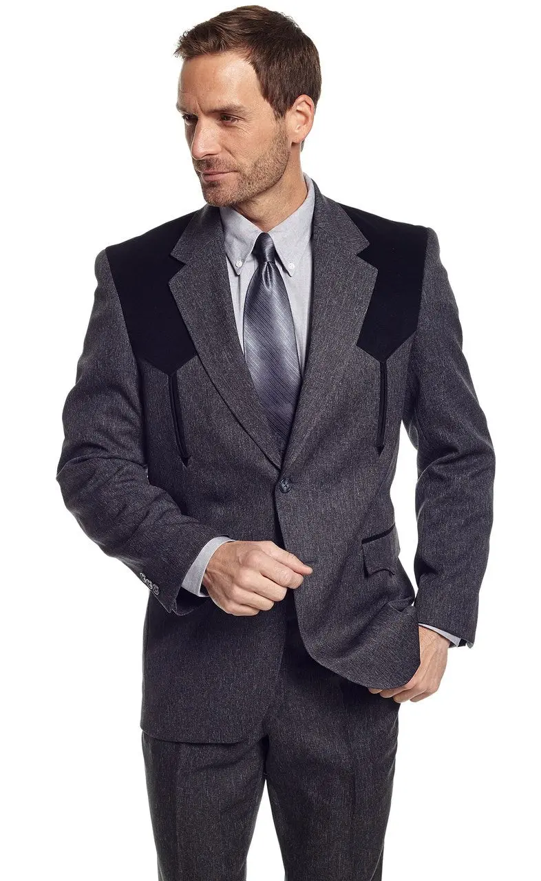 Men's Circle S Heather "Boise" Sport Coat -  Cc2976 1