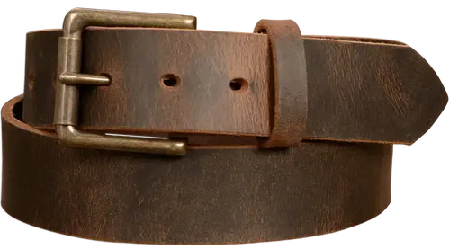 Men's Gingerich Brown Distressed Casual Leather Belt - 1023-45 1