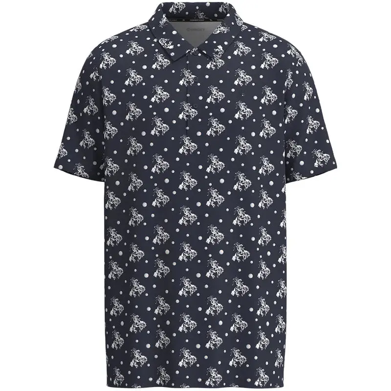 Men's Hooey "The Weekender" Polo Navy/White - Hp2601nvpr 1