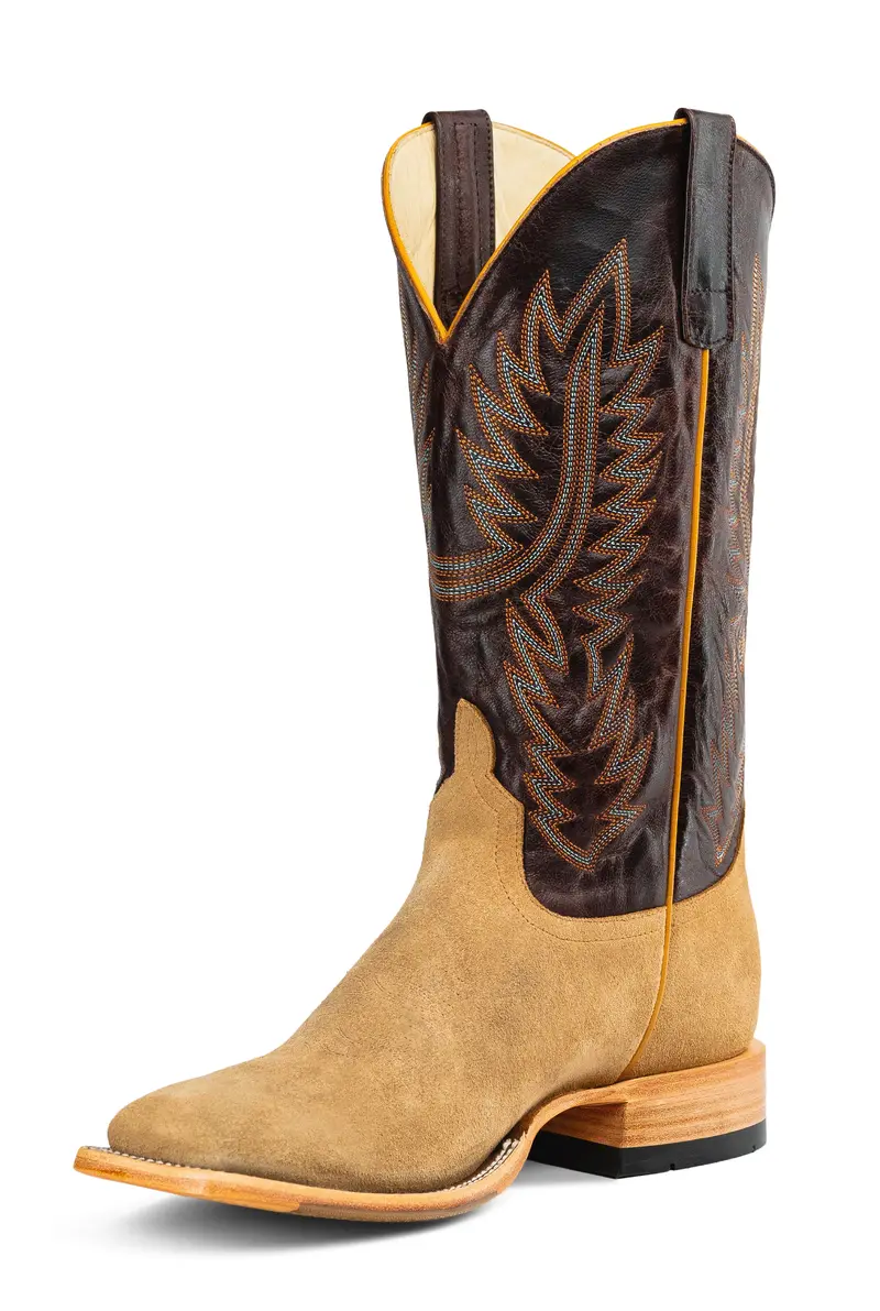Men's Horse Power Top Hand Tan Rough Out With 13" Hueso Volcano Tops - Hp8088 1