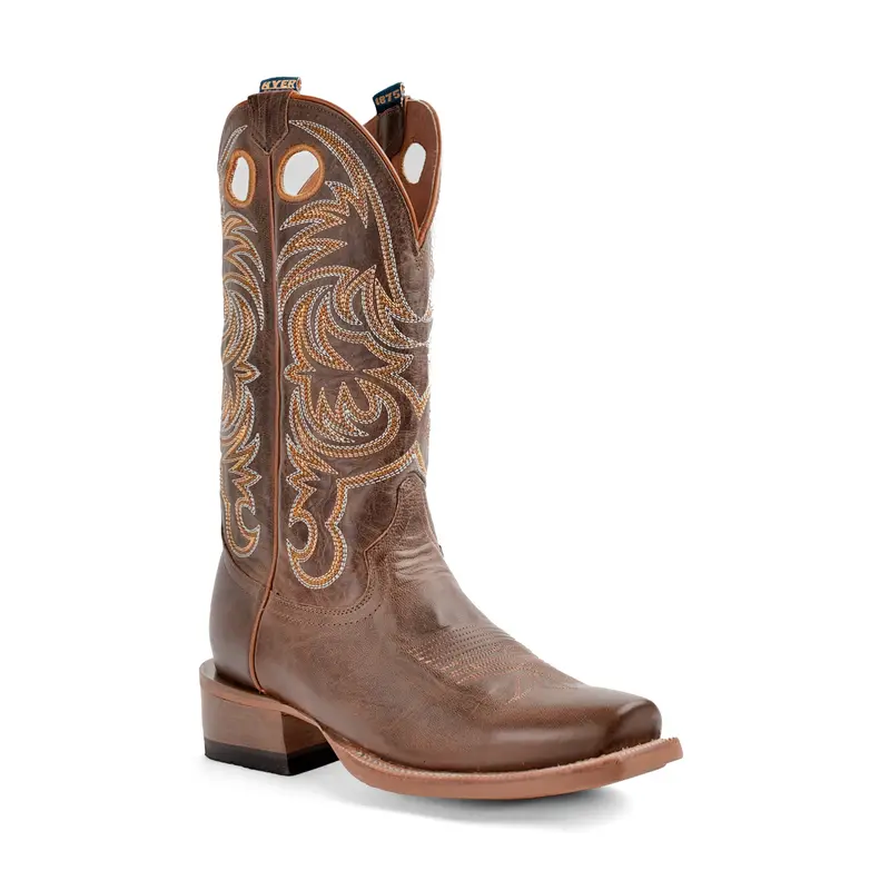 Men's Hyer Nuez Brown Cowhide With 13" Nuez Brown Cowhide Tops - Hm12025 1