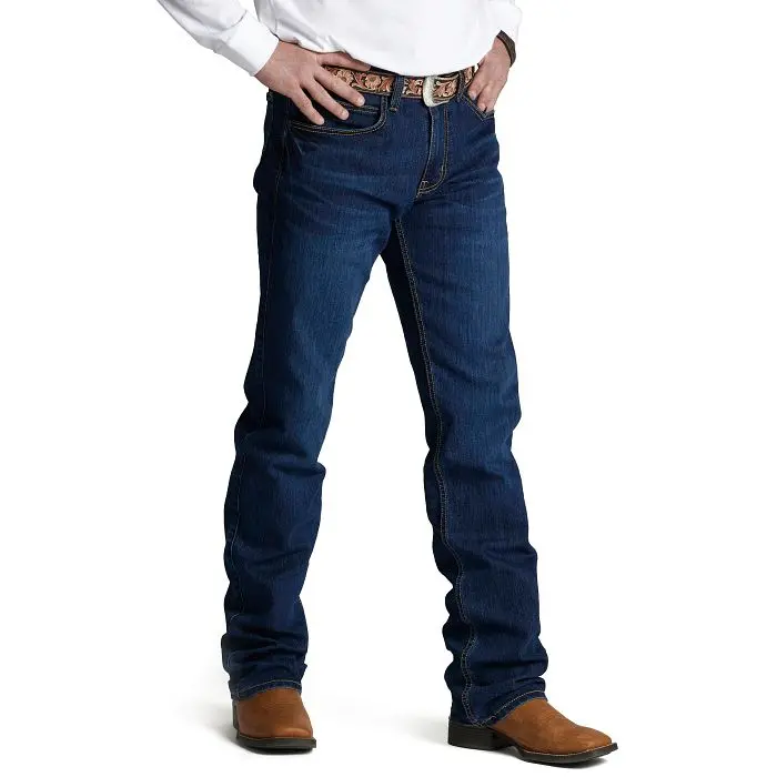 Men's Justin 1879 J9 Relaxed Bootcut Dark Wash Jeans - Jt-J91552dw 1