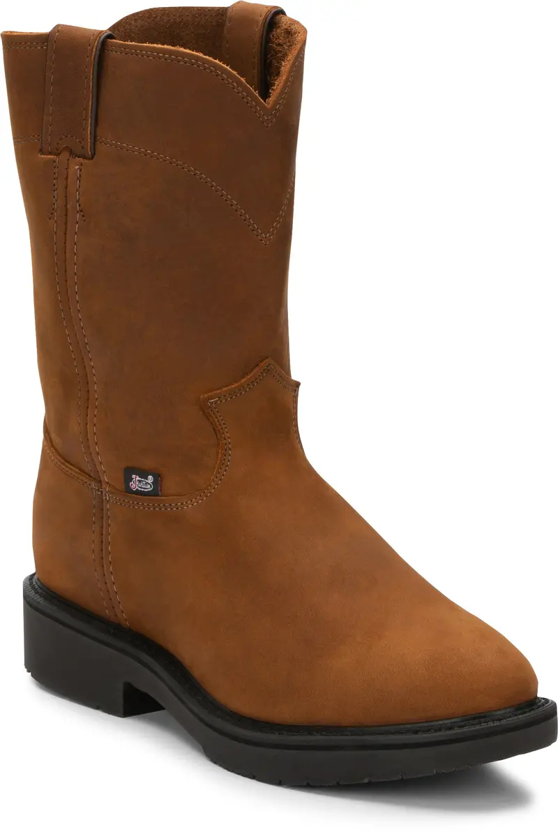 Mens Justin Orignal 4760 Pull On Work Boot 1