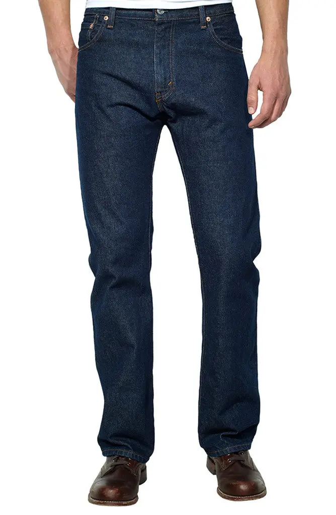 Men's Levi Prewashed 517 Dark Wash Bootcut Jeans - 00517-0216 1