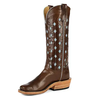 Men's Olathe Brown Vachetta With 16" Brown Vachetta Tops - Tt13 1