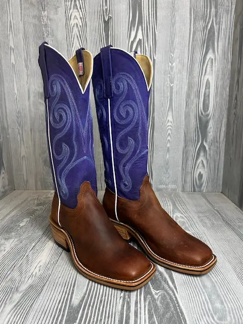 Men's Olathe Saddle Elk Butt With 15" Purple Mad Dog Tops 1