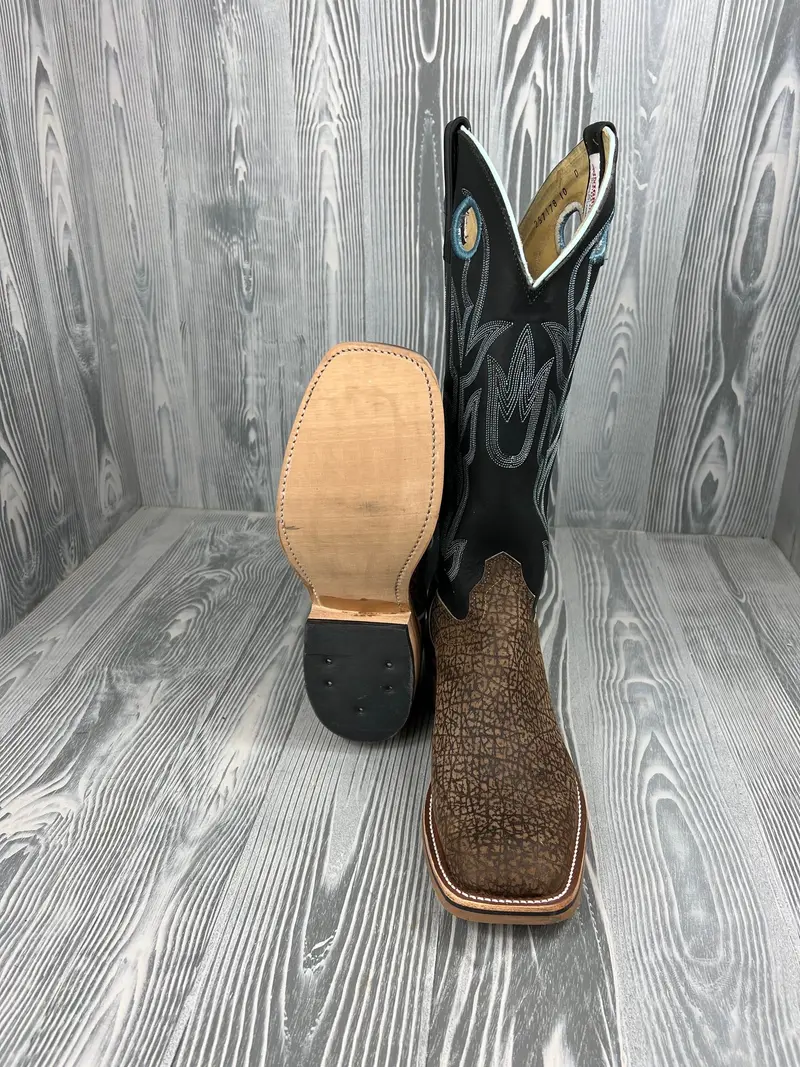 Men's Olathe Tan Hungry Hippo Split With 15" Black Oil Tan Tops 3