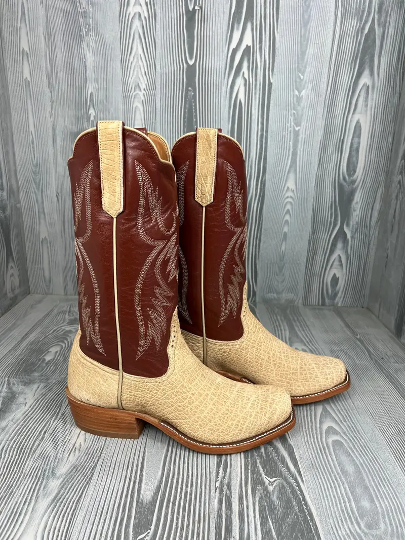 Men's Rios Of Mercedes Cream Hippo With 13" Copperhead Kidskin Tops - Style 97 2