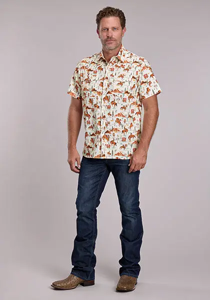 Men's Roper Active Fabric Allover Print - 5100 Or 1
