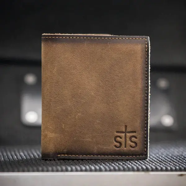 Men's Sts Ranchwear Foreman Double Id Bifold Wallet - Sts61818 1