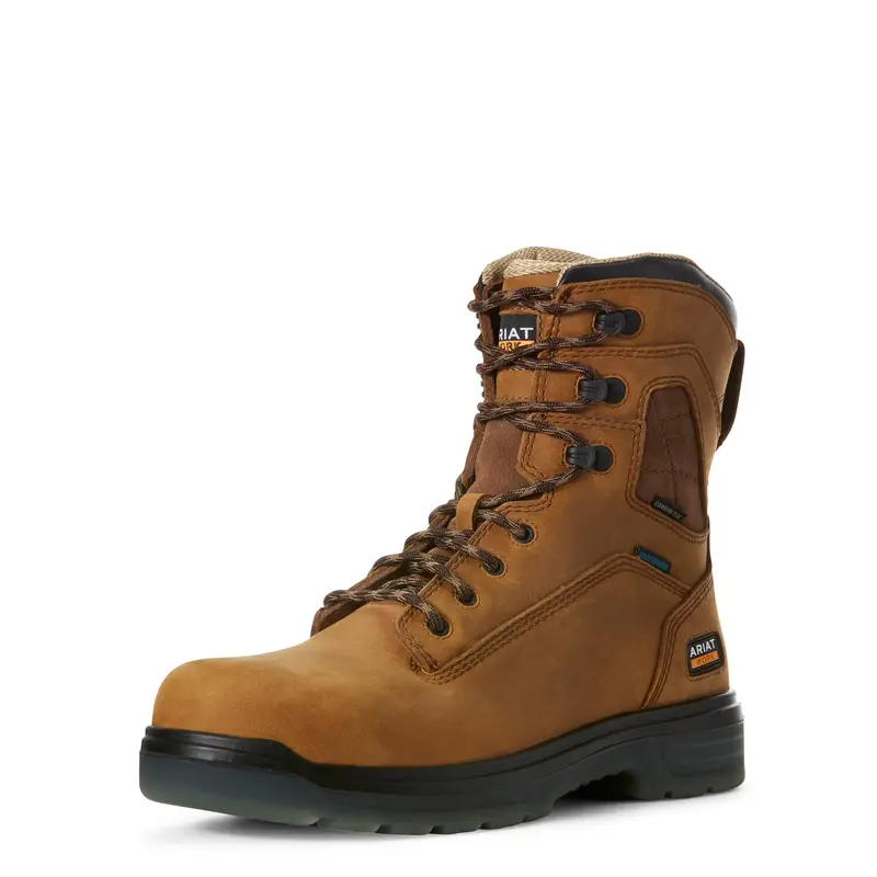 Men's Turbo 8" Waterproof Carbon Toe Work Boot - 10027326 1