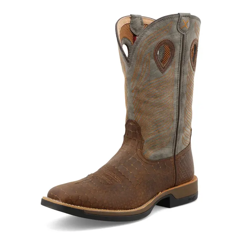 Men's Twisted X Croc Print 12" Tech X™ Boot - Mxw0003 1