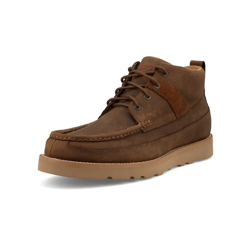 Men's Twisted X  Tobacco Brown 4" Wedge Sole Lace Up - Mca0065 1