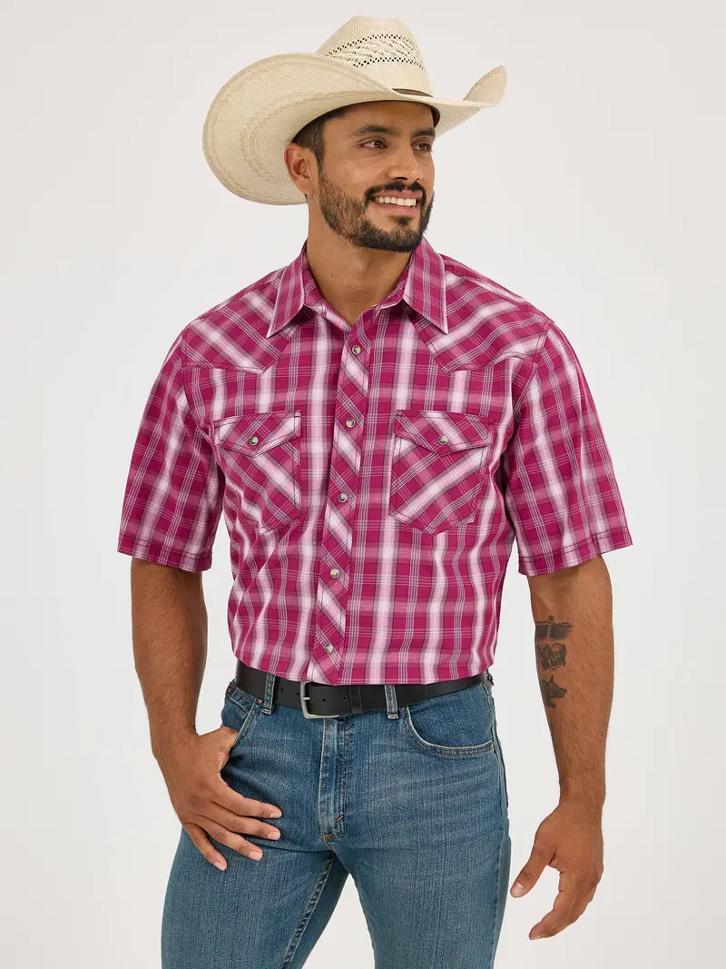 Men's Wrangler® 20X® Competition Advanced Comfort Short Sleeve Shirt - 112365359 1