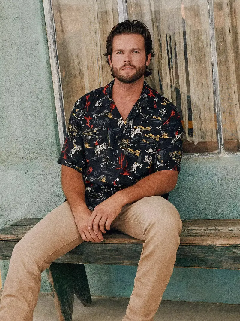Men's Wrangler Coconut Cowboy Camp Shirt - 11237 1
