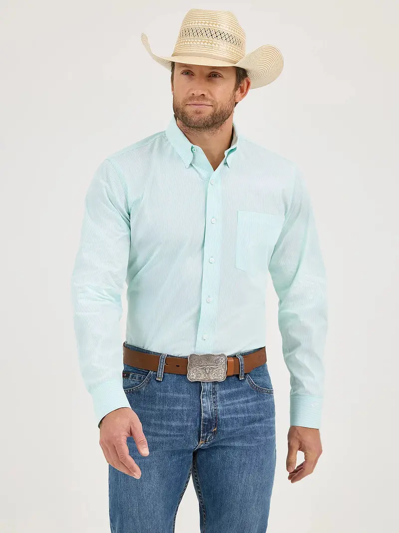 Men's Wrangler Cody Johnson One Pocket Button Down Shirt - 112365606 1
