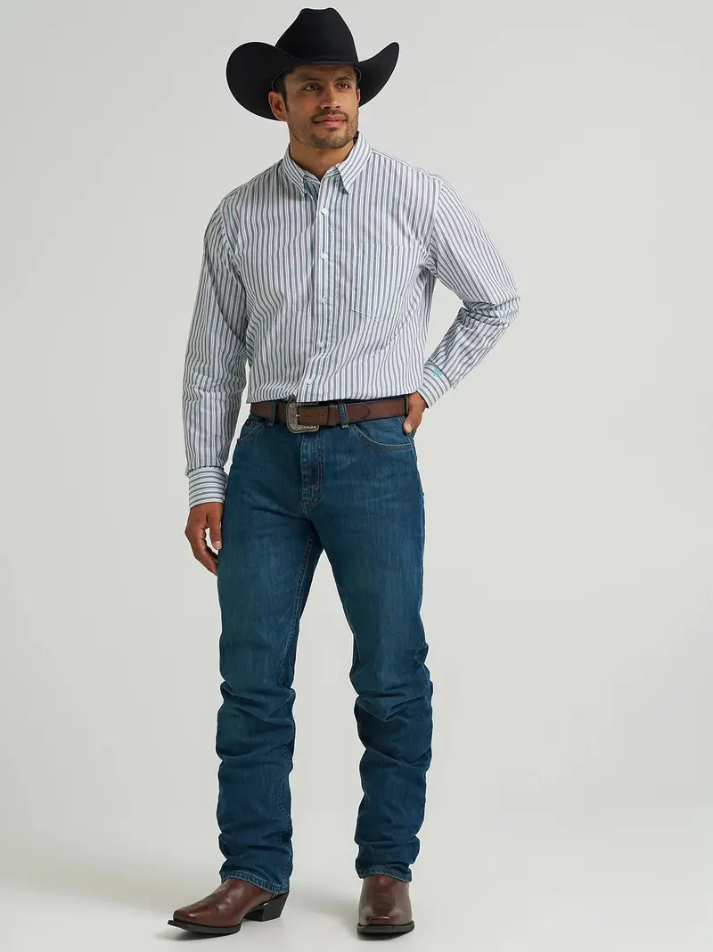 Men's Wrangler Cody Johnson One Pocket Button Down Shirt - 112368042 1