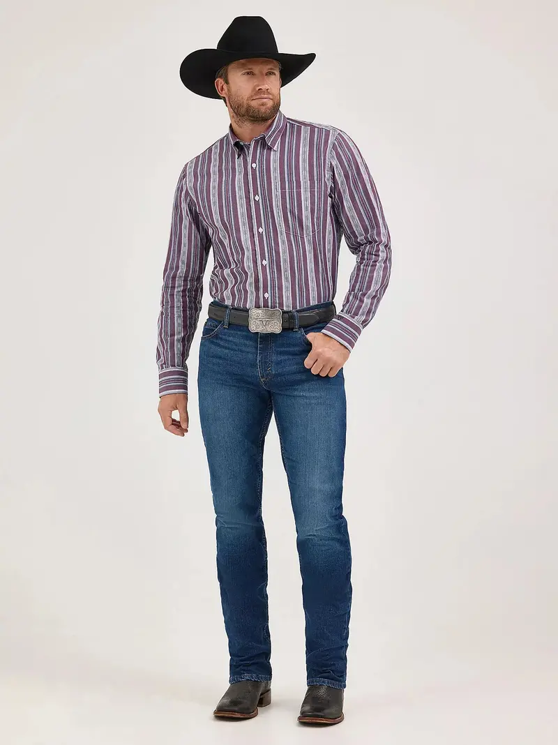 Men's Wrangler Cody Johnson One Pocket Button Down Shirt - 112369557 1