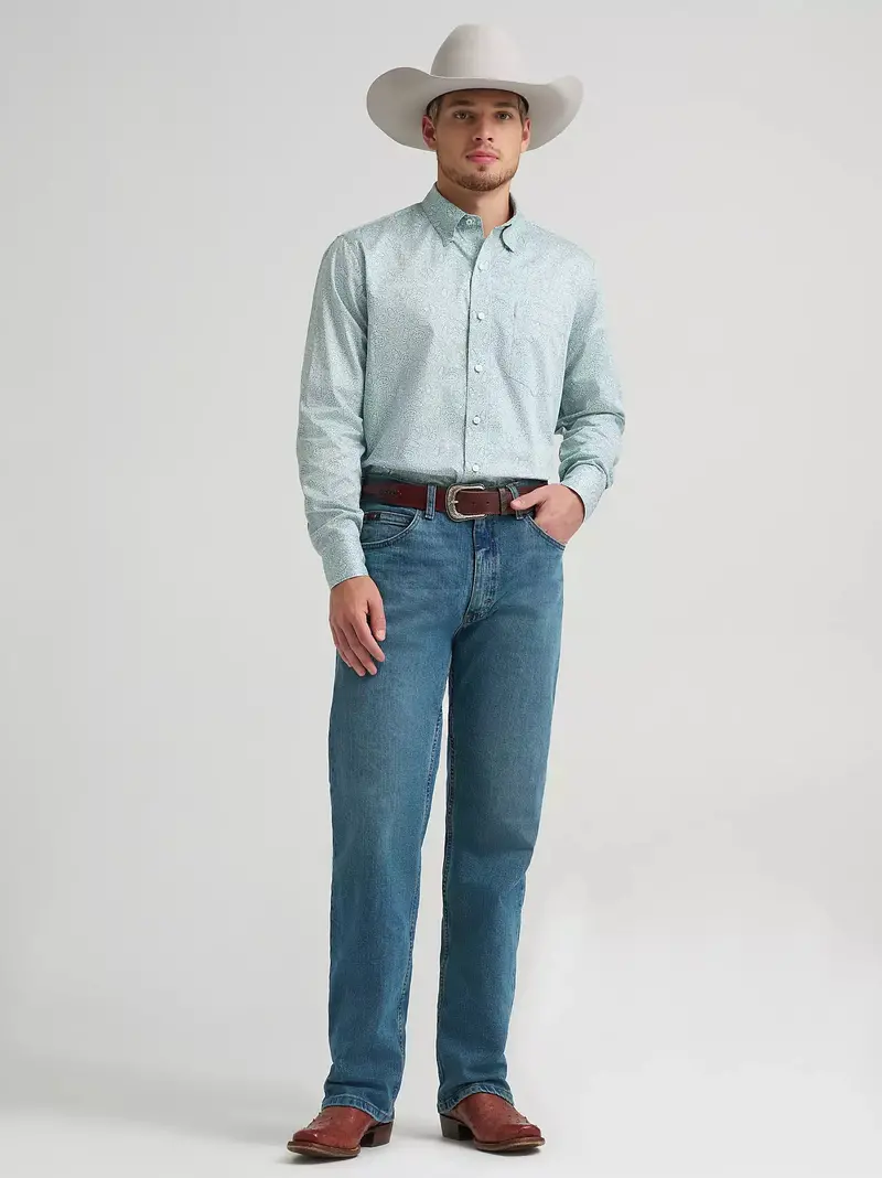Men's Wrangler Cody Johnson One Pocket Button Down Shirt - 112378970 1
