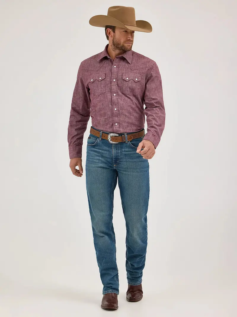 Men's Wrangler Cody Johnson Two Pocket Western Snap Shirt - 112369520 1
