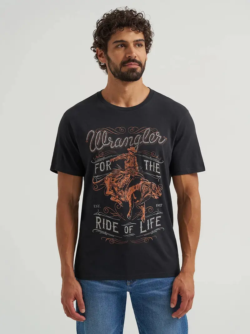 Men's Wrangler For The Ride Of Life Graphic T-Shirt - 112365295 1