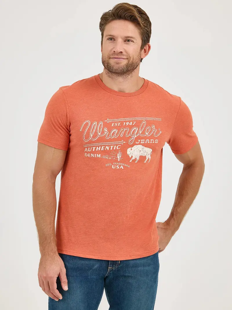 Men's Wrangler Rope Emblem Graphic T-Shirt - 112361655 1