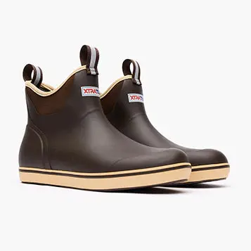 Men's Xtratuf 6" Chocolate Tan Ankle Deck Boot - 22734 1