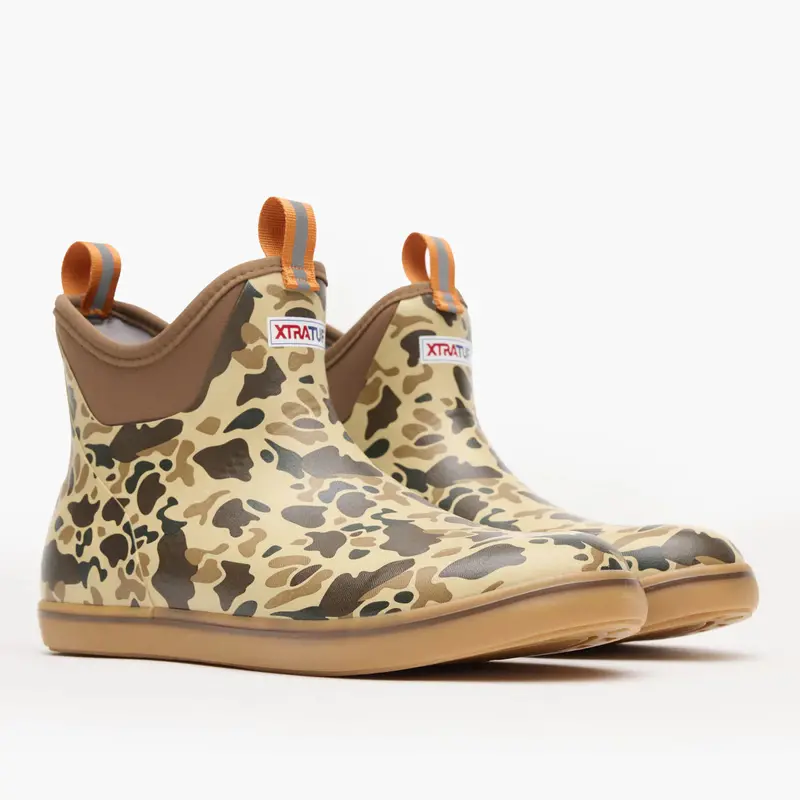 Men's Xtratuf 6" Duck Camo Ankle Deck Boot - Xmabdcam 1