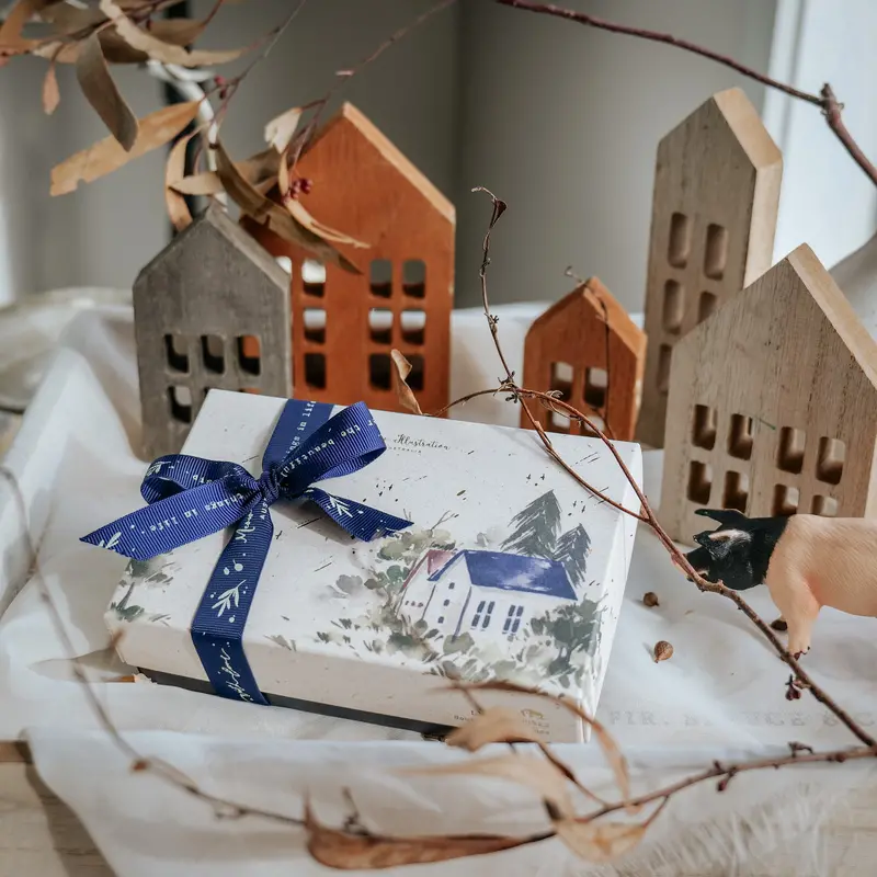Meow Illustration - Stamp - Little Houses 1