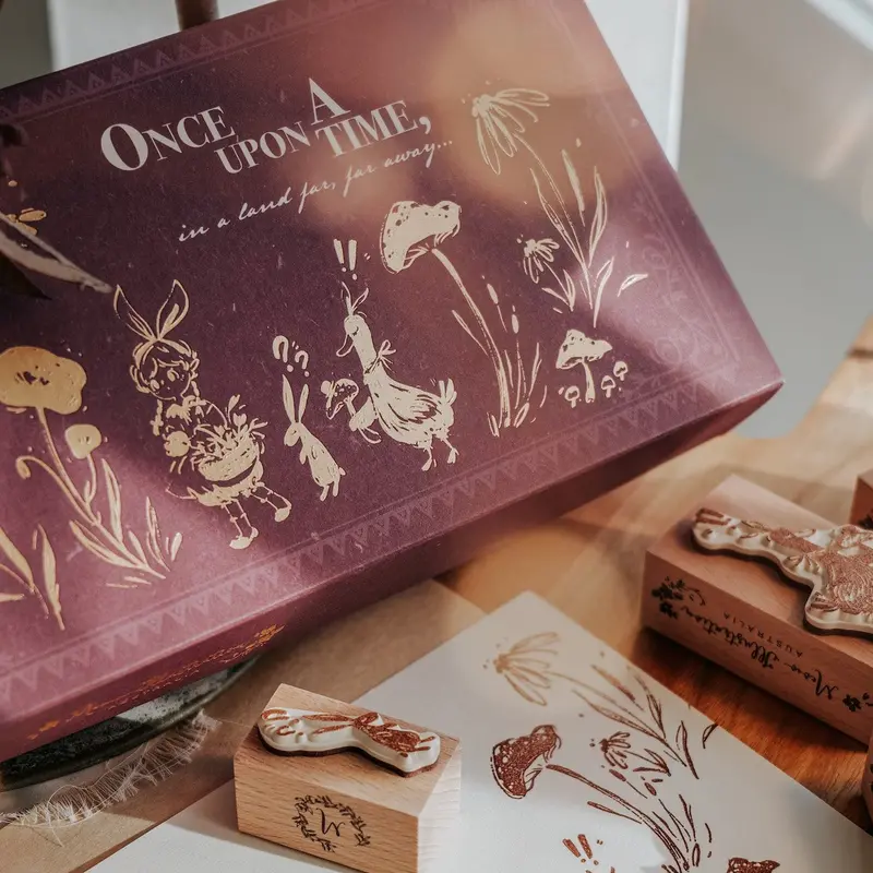 Meow Illustration - Stamp - Once Upon A Time Set 1