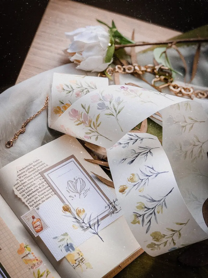 Meow Illustration - Washi Tape - Blossom Ii 1