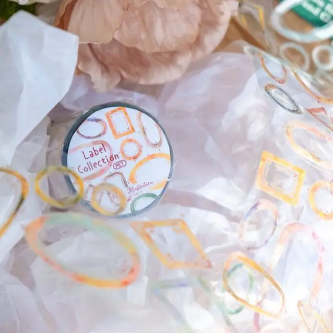 Meow Illustration - Washi Tape - Label Collection (Pet) 1