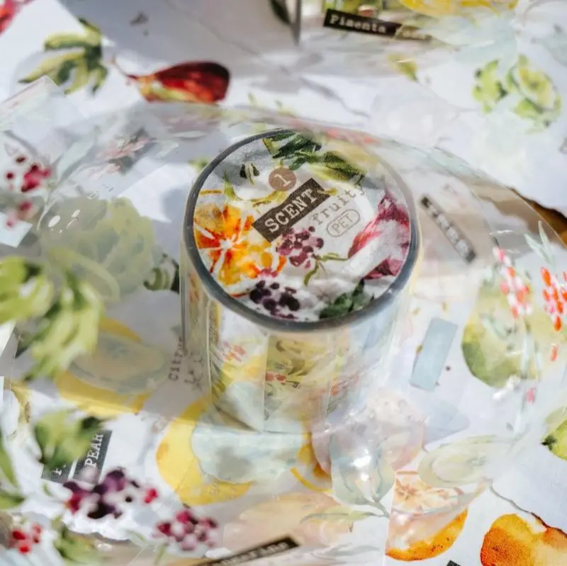 Meow Illustration - Washi Tape - Scent.Fruity (Pet) 1