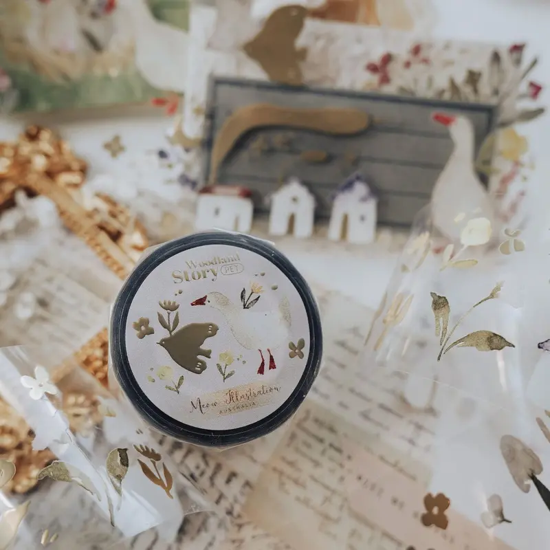 Meow Illustration - Washi Tape - Woodland Story (Pet) 1