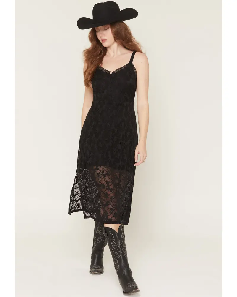 Merle Lace Sleeveless Midi Dress 1