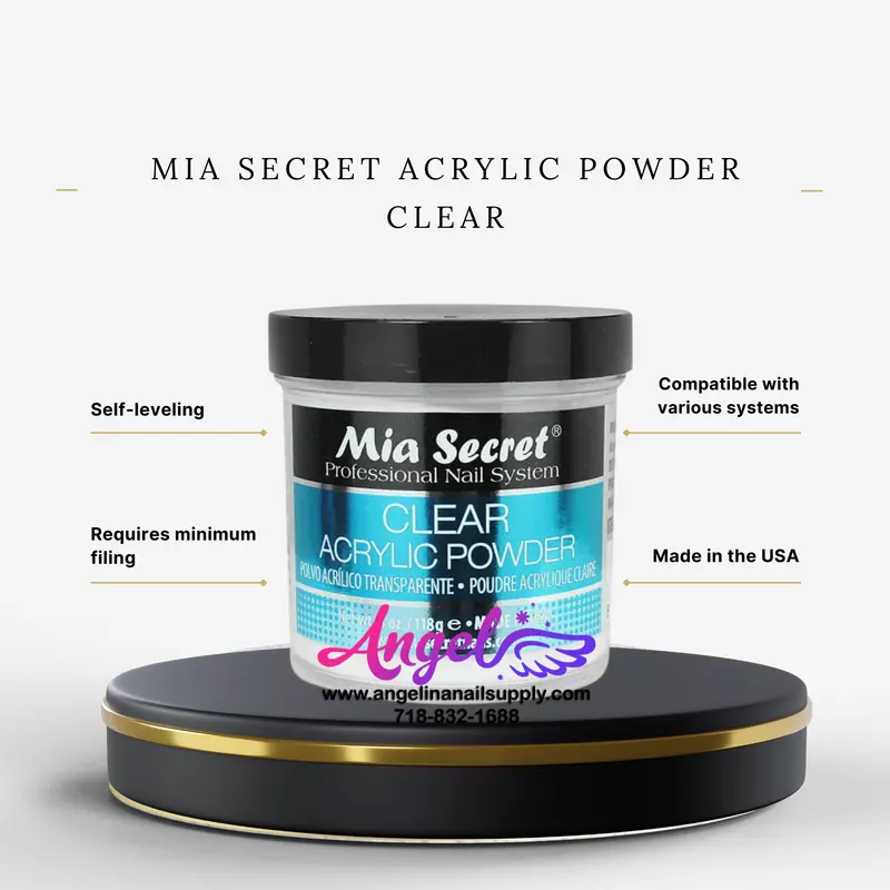 Mia Secret Acrylic Powder Clear 4Oz 1
