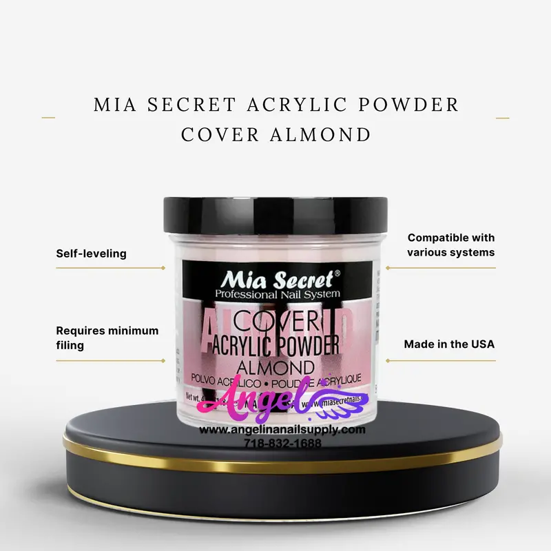 Mia Secret Acrylic Powder Cover Almond 4Oz 1