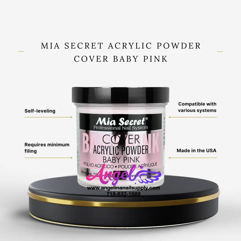 Mia Secret Acrylic Powder Cover Baby Pink 4Oz 1