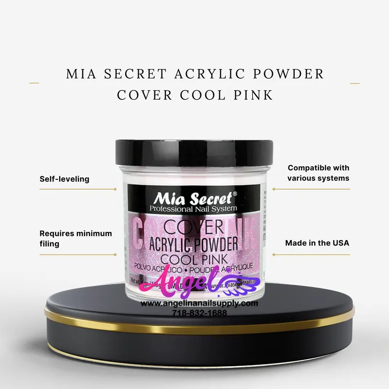 Mia Secret Acrylic Powder Cover Cool Pink 4Oz 1