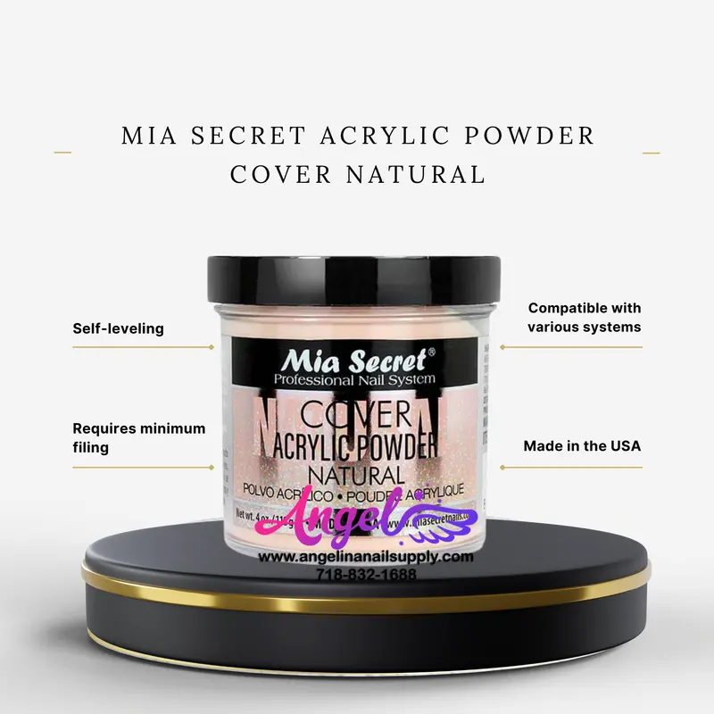 Mia Secret Acrylic Powder Cover Natural 4Oz 1
