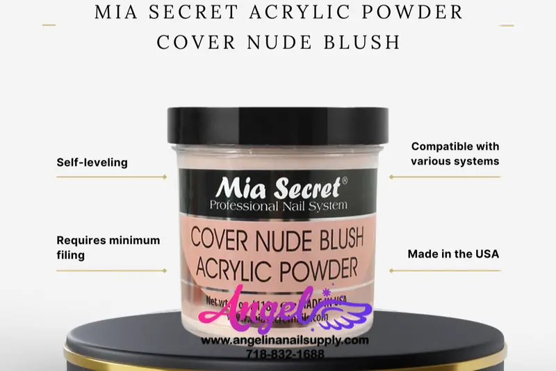 Mia Secret Acrylic Powder Cover Nude Blush 4Oz 1