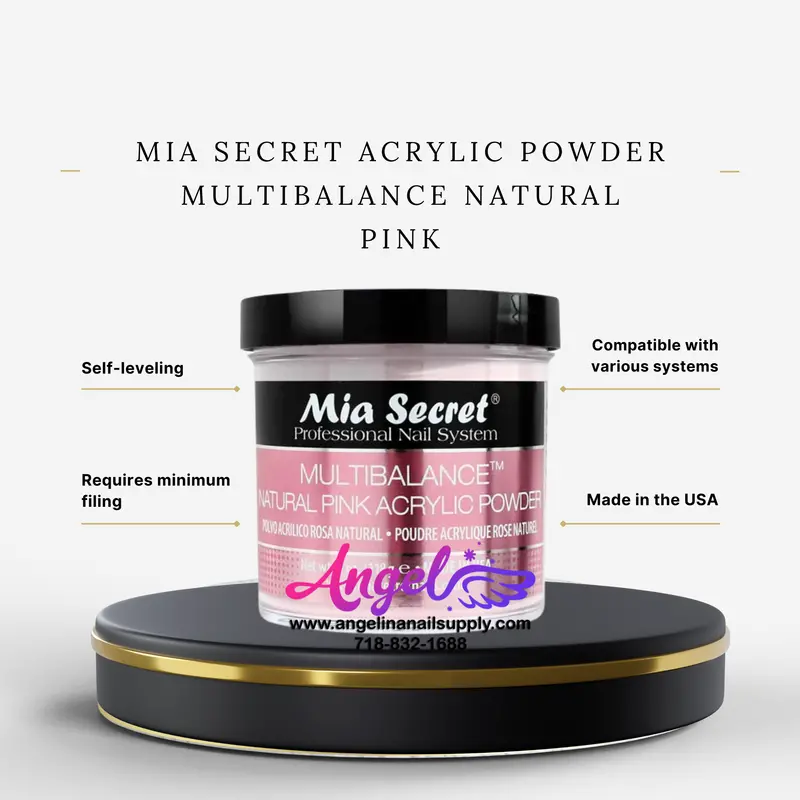 Mia Secret Acrylic Powder Multibalance Natural Pink 4Oz 1