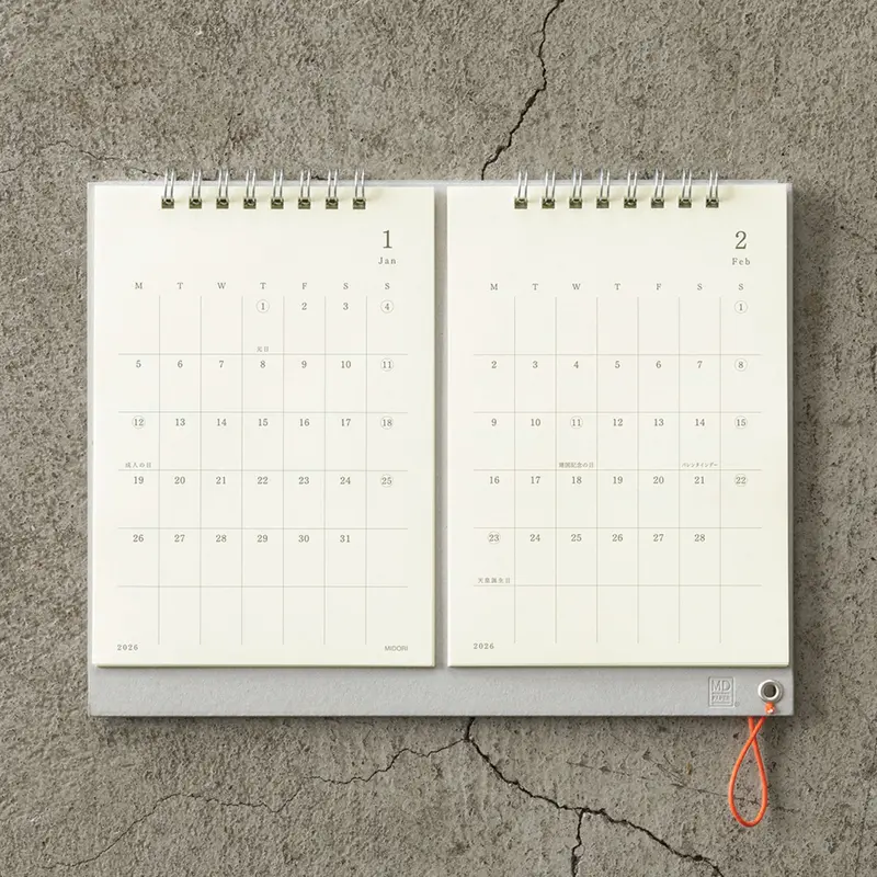 Midori - 2026 Calendar - Md Twin 2