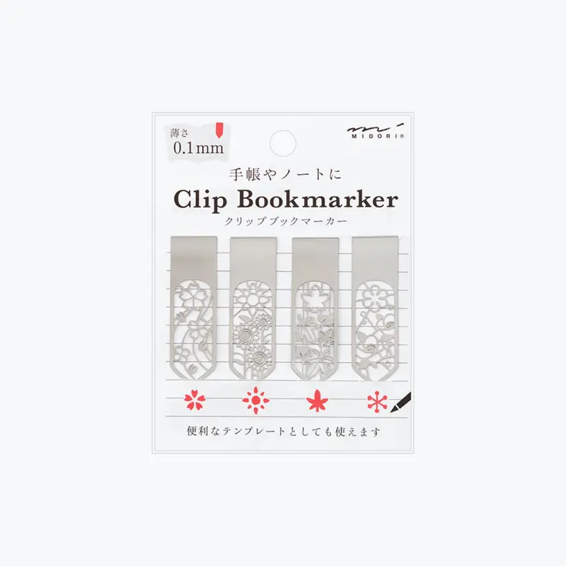 Midori - Clips - Bookmarker - Flowers 1