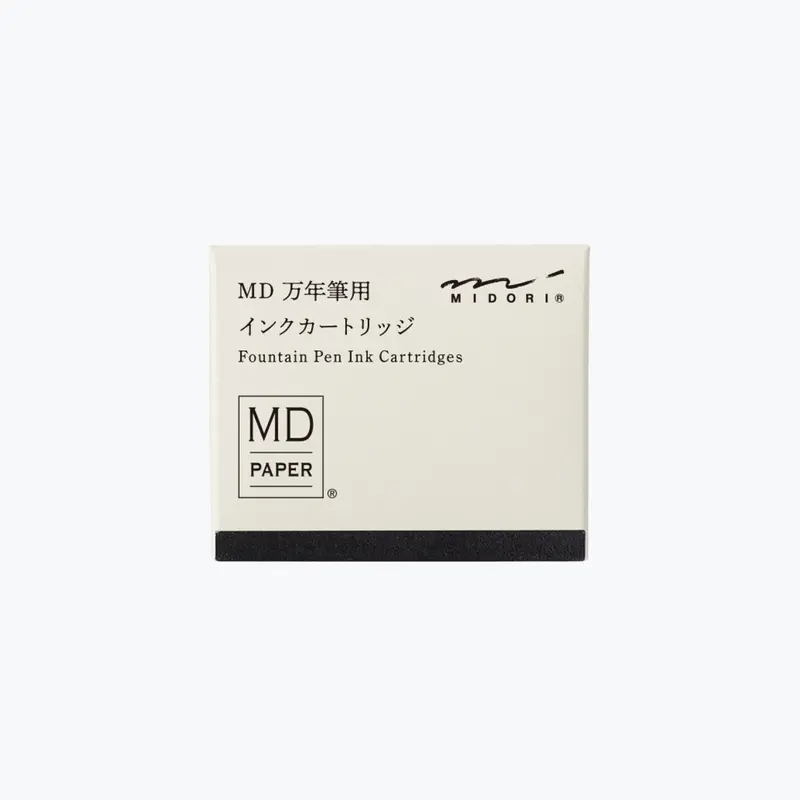 Midori - Fountain Pen Ink - Cartridges - Black 1