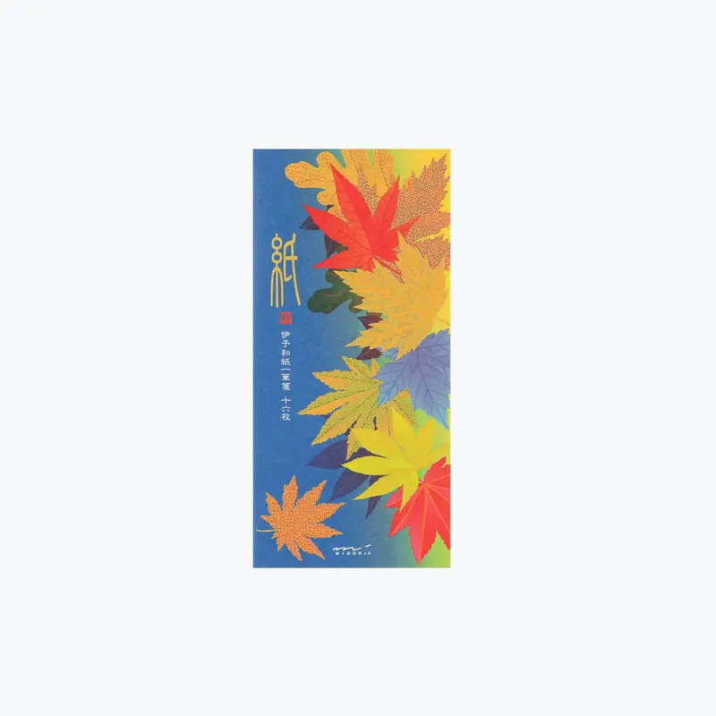 Midori - Letter Pad - Kami - Fallen Leaves 1