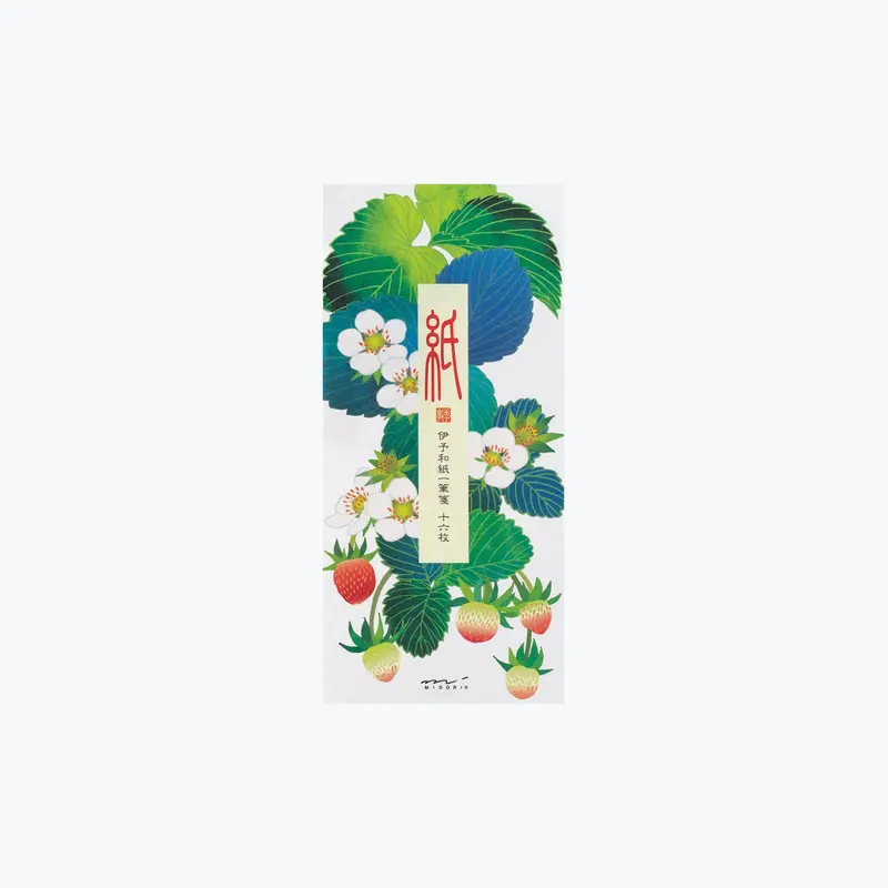 Midori - Letter Pad - Kami - Strawberry 1
