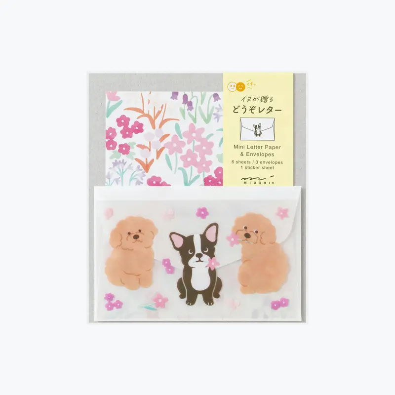 Midori - Letter Set - Animals In Nature - Dog 1